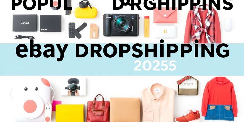 Colorful products for eBay dropshipping in 2025.