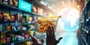 Online store, money, and success.