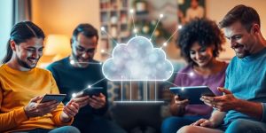 Streaming content disrupting traditional media.