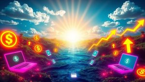 Digital growth and online business opportunities.